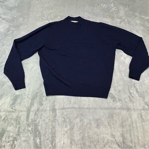 Women’s Castle of Ireland Sweater- Botany Wool-Made in Ireland-Navy